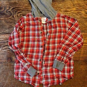 Hannah Anderson Hooded Flannel Size 120 or 6-7